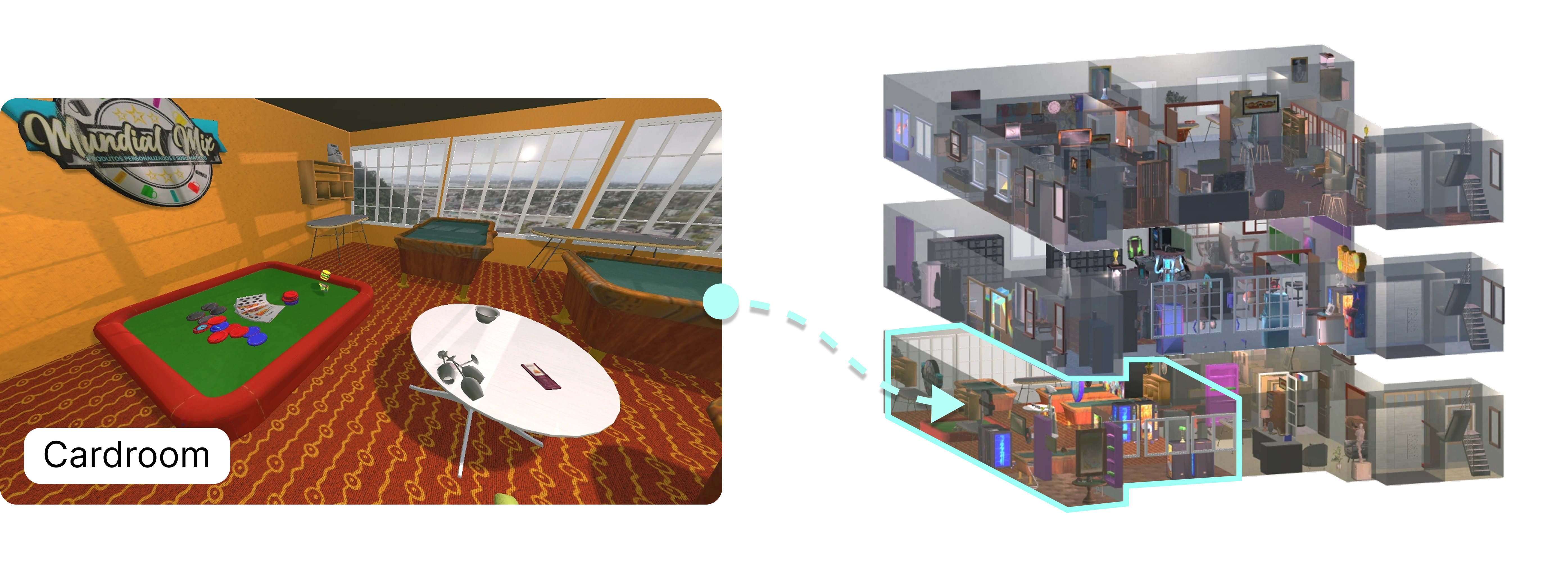 A entertainment complex