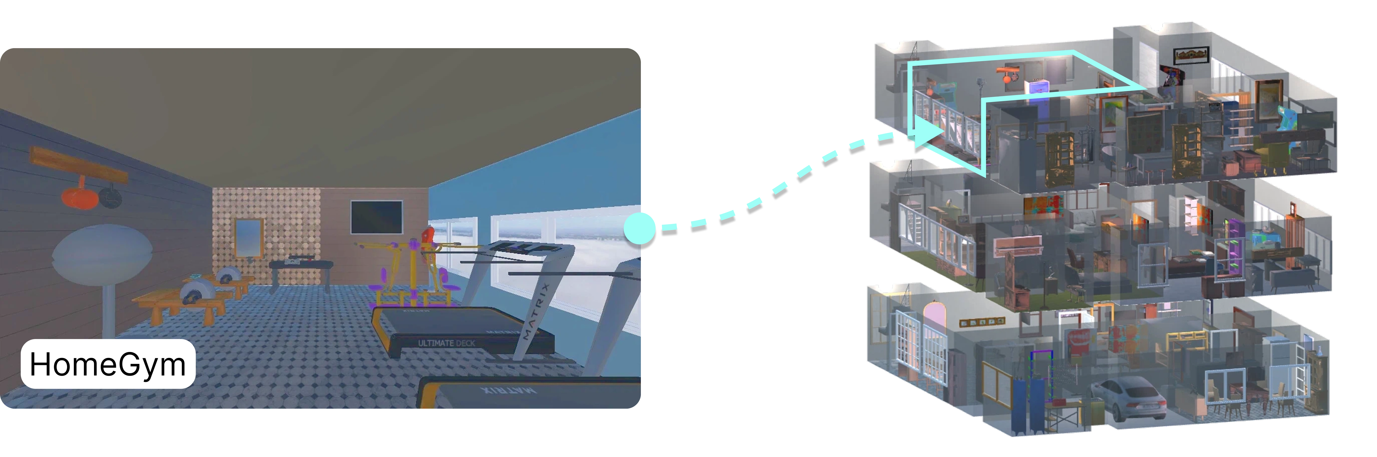 A three-story luxury villa equipped with entertainment and exercise facilities